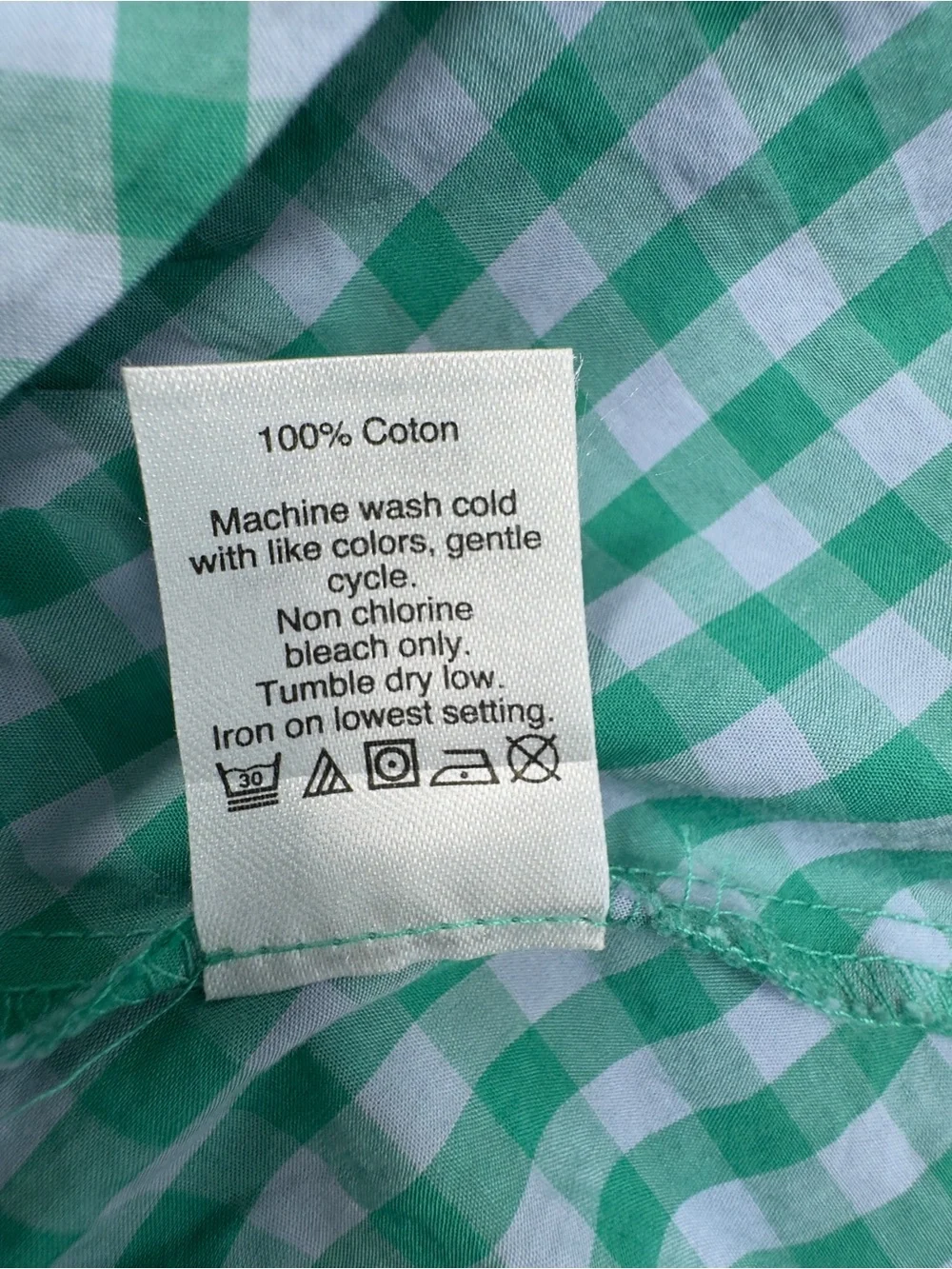 J.Crew Factory Green Gingham Bow Back Peplum Tank Top Womens Small Cottagecore